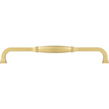 224 mm Center-to-Center Brushed Gold Audrey Cabinet Pull
