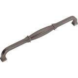 224 mm Center-to-Center Brushed Pewter Audrey Cabinet Pull