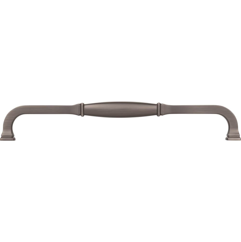 224 mm Center-to-Center Brushed Pewter Audrey Cabinet Pull