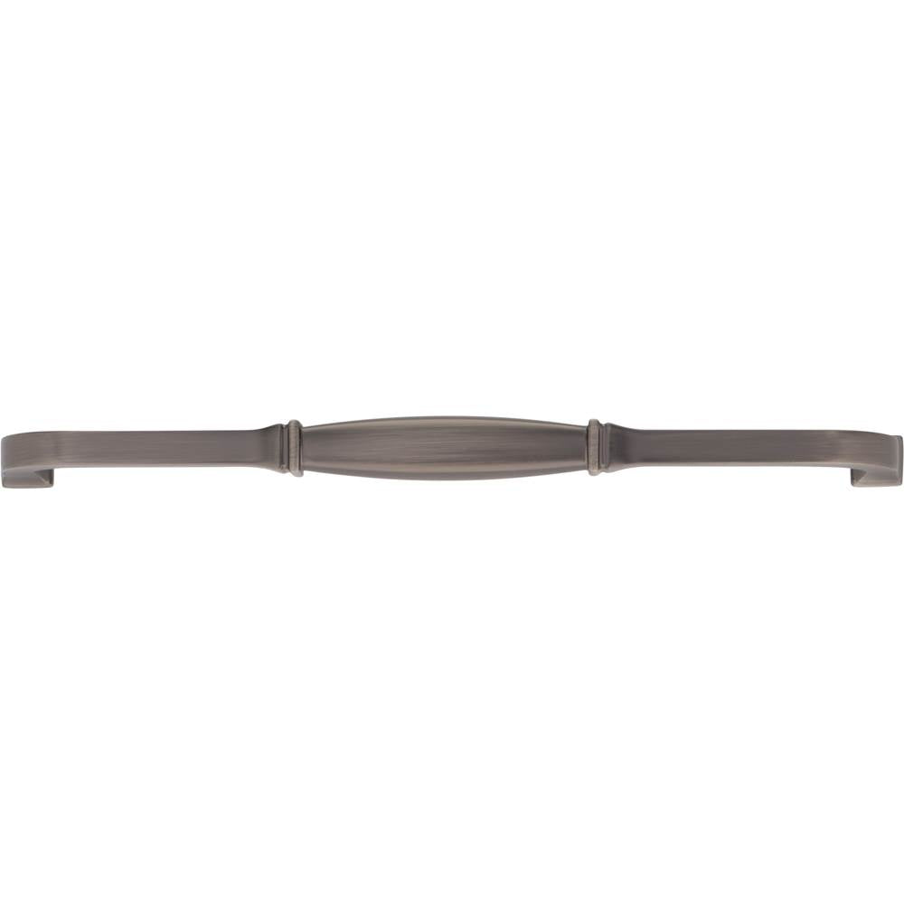 224 mm Center-to-Center Brushed Pewter Audrey Cabinet Pull