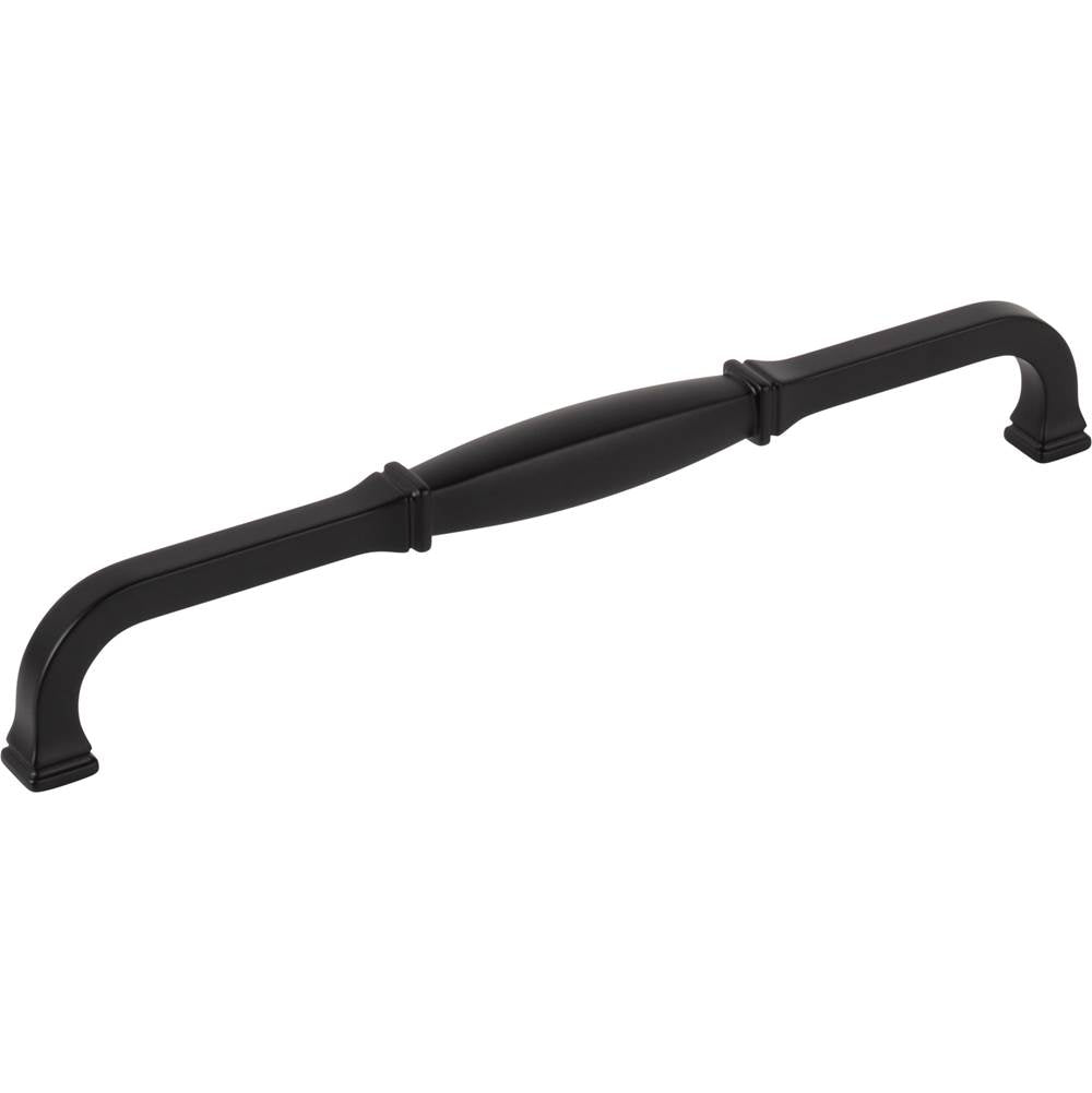 Jeffrey Alexander - 224 mm Center-to-Center Matte Black Audrey Cabinet Pull - Matte Black