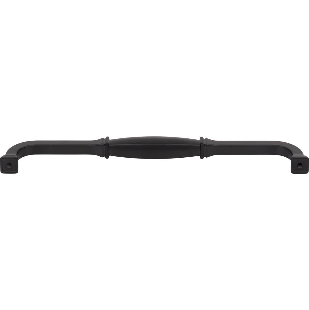 224 mm Center-to-Center Matte Black Audrey Cabinet Pull