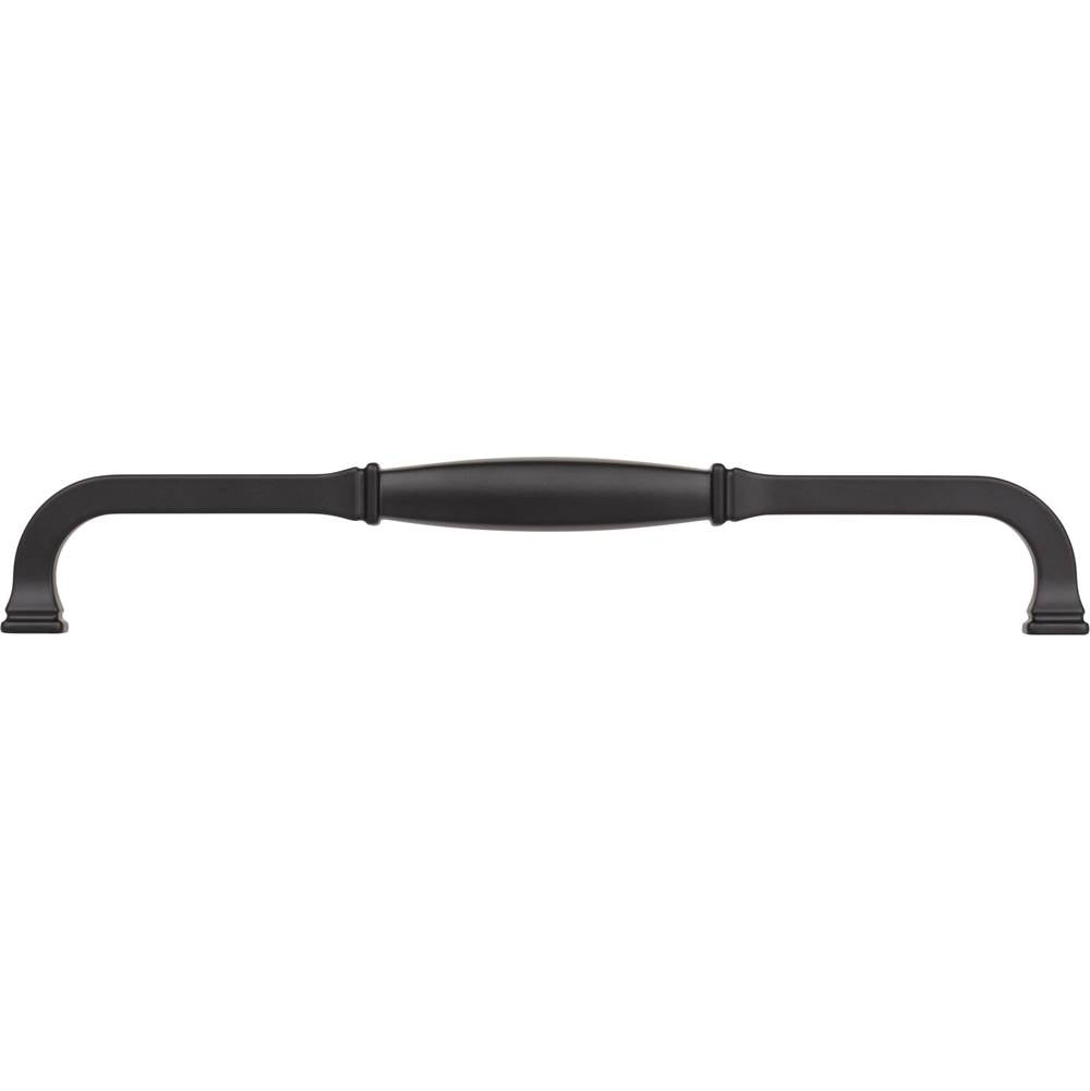 224 mm Center-to-Center Matte Black Audrey Cabinet Pull