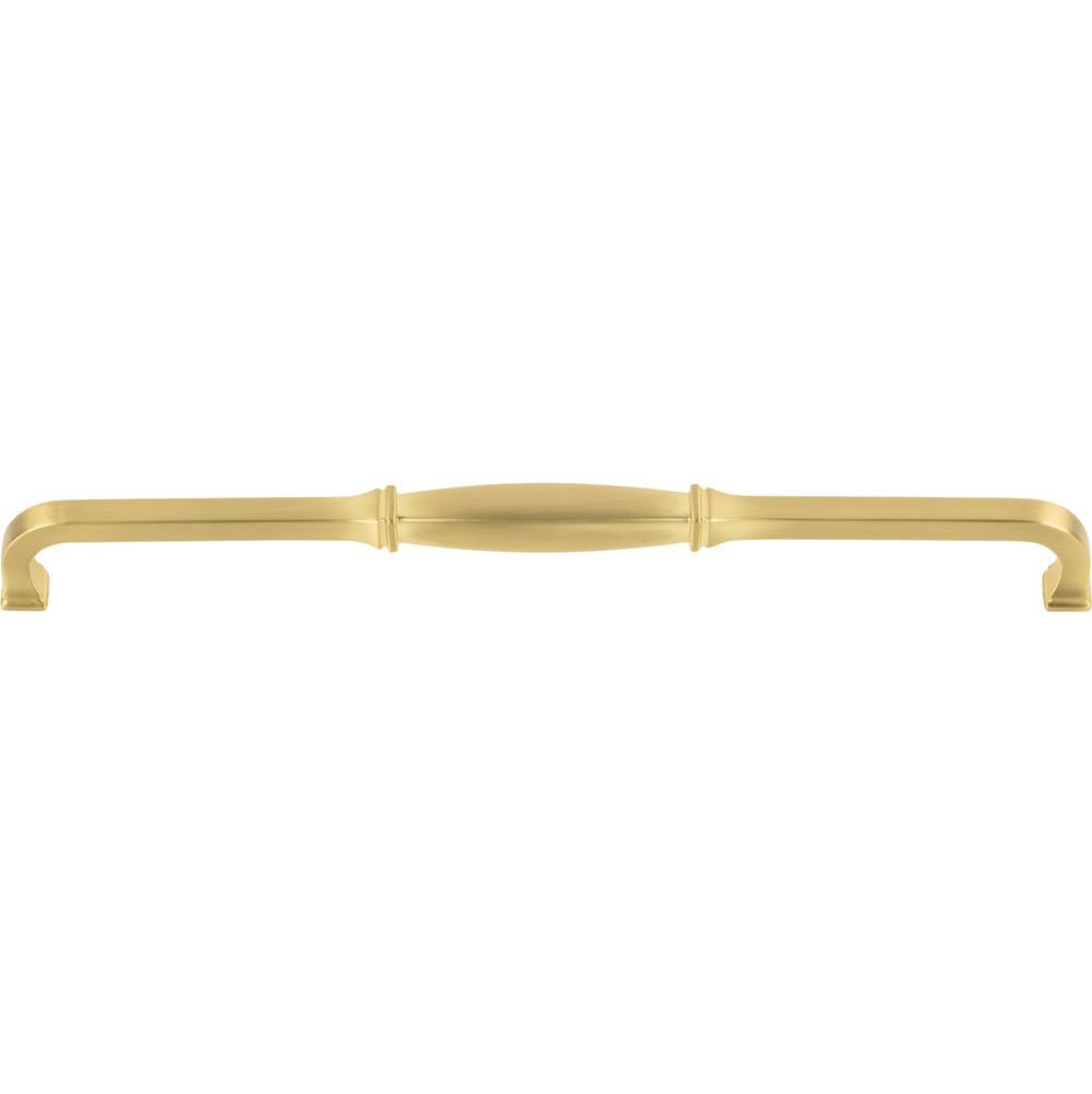 305 mm Center-to-Center Brushed Gold Audrey Cabinet Pull