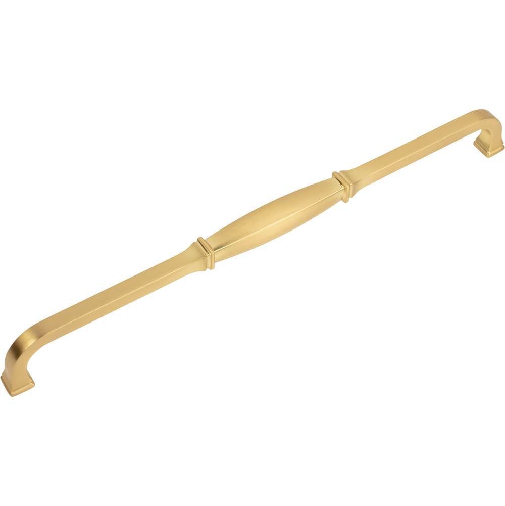305 mm Center-to-Center Brushed Gold Audrey Cabinet Pull
