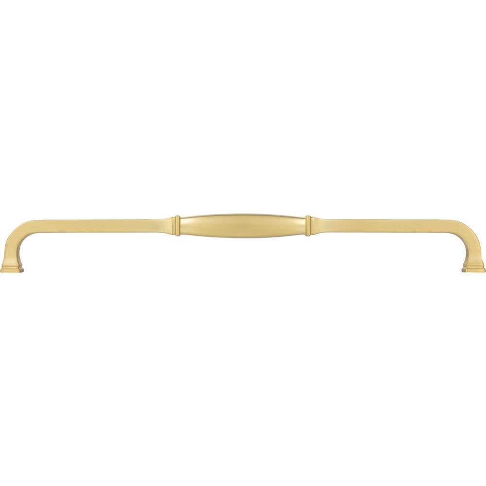 305 mm Center-to-Center Brushed Gold Audrey Cabinet Pull