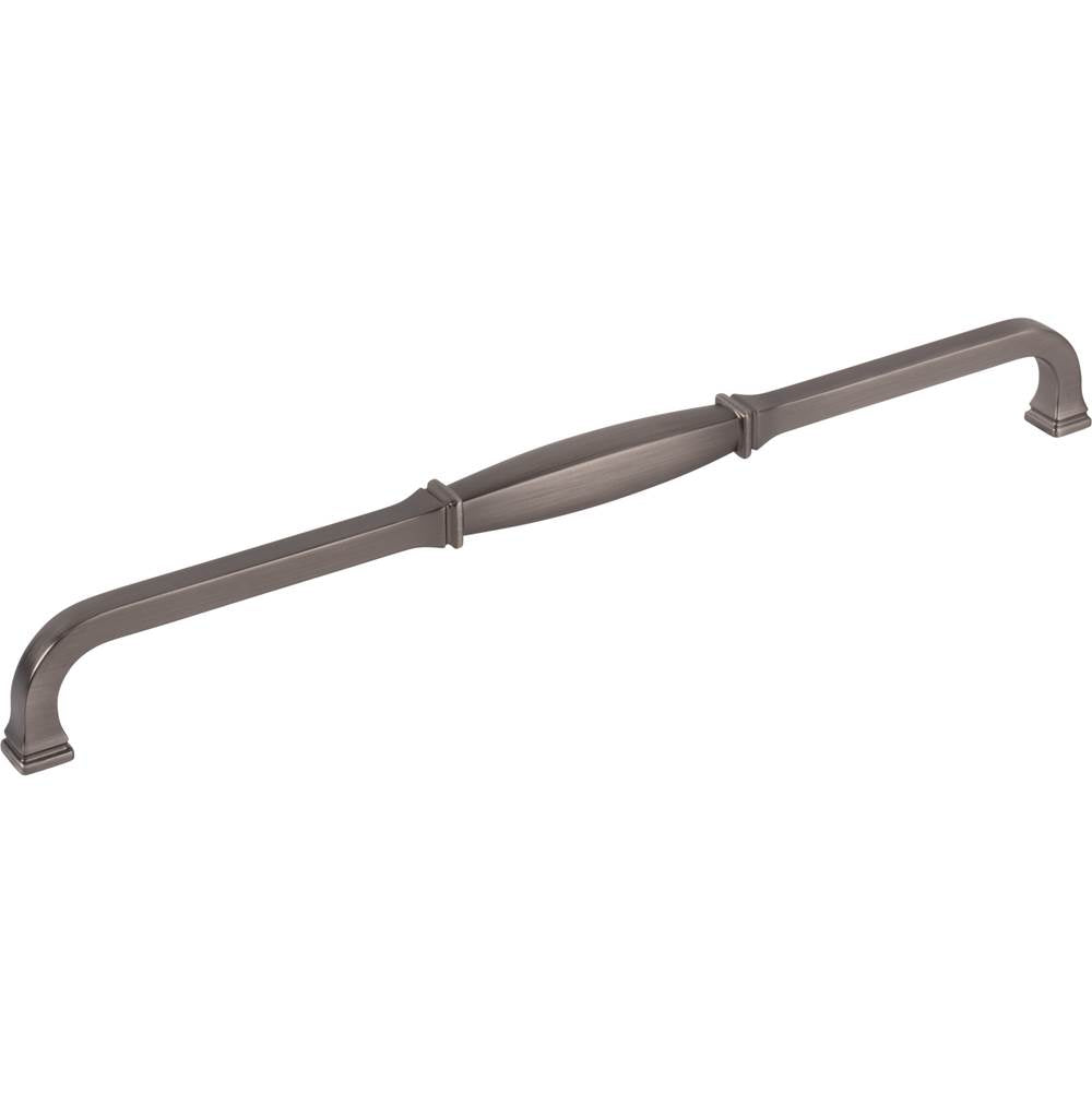 Jeffrey Alexander - 305 mm Center-to-Center Brushed Pewter Audrey Cabinet Pull - Brushed Pewter