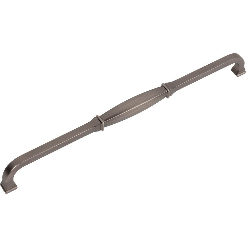 305 mm Center-to-Center Brushed Pewter Audrey Cabinet Pull