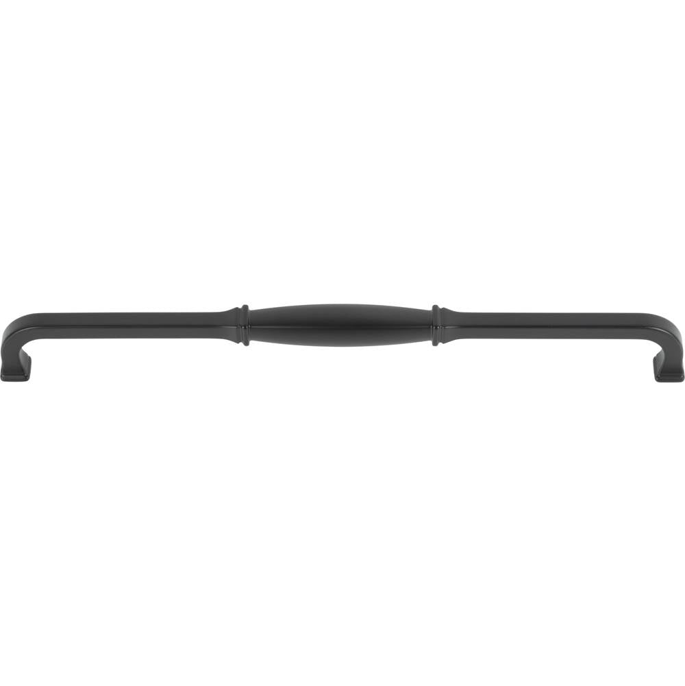 305 mm Center-to-Center Matte Black Audrey Cabinet Pull
