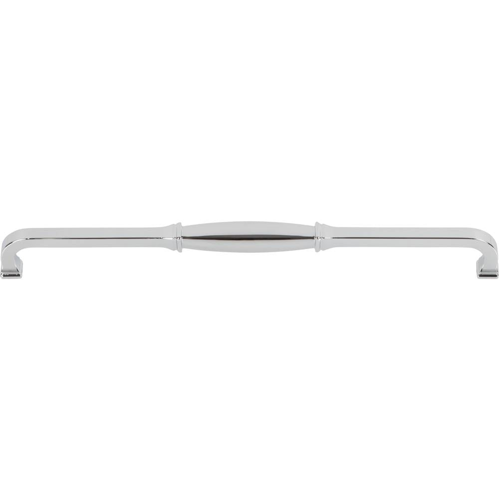 305 mm Center-to-Center Polished Chrome Audrey Cabinet Pull