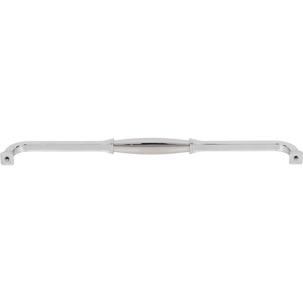 305 mm Center-to-Center Polished Chrome Audrey Cabinet Pull