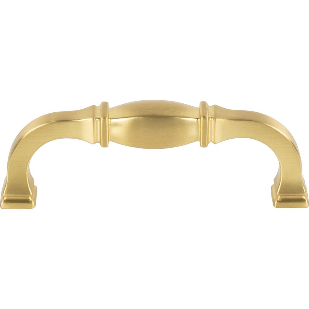 96 mm Center-to-Center Brushed Gold Audrey Cabinet Pull