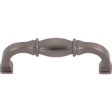 96 mm Center-to-Center Brushed Pewter Audrey Cabinet Pull