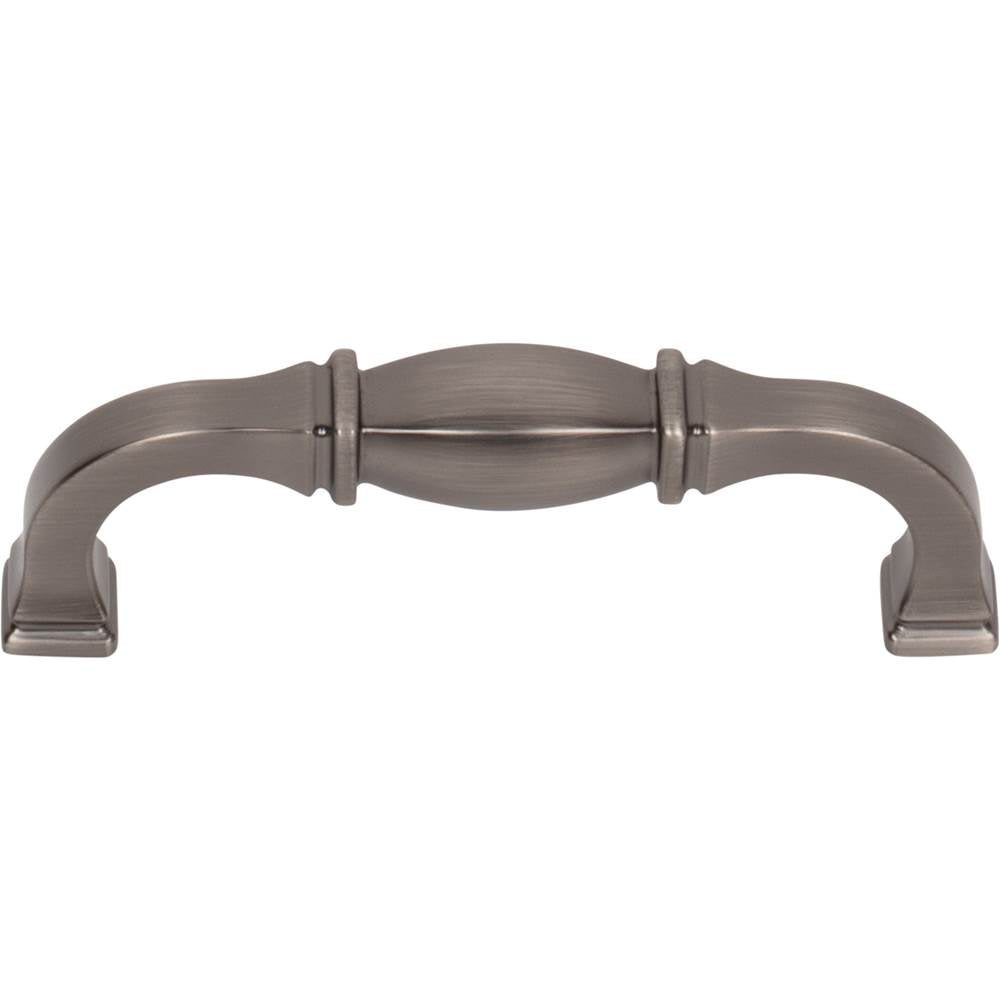 96 mm Center-to-Center Brushed Pewter Audrey Cabinet Pull
