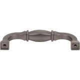 96 mm Center-to-Center Brushed Pewter Audrey Cabinet Pull