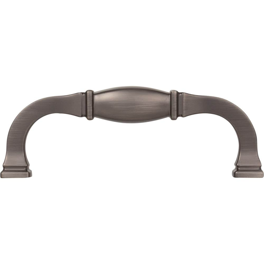 96 mm Center-to-Center Brushed Pewter Audrey Cabinet Pull