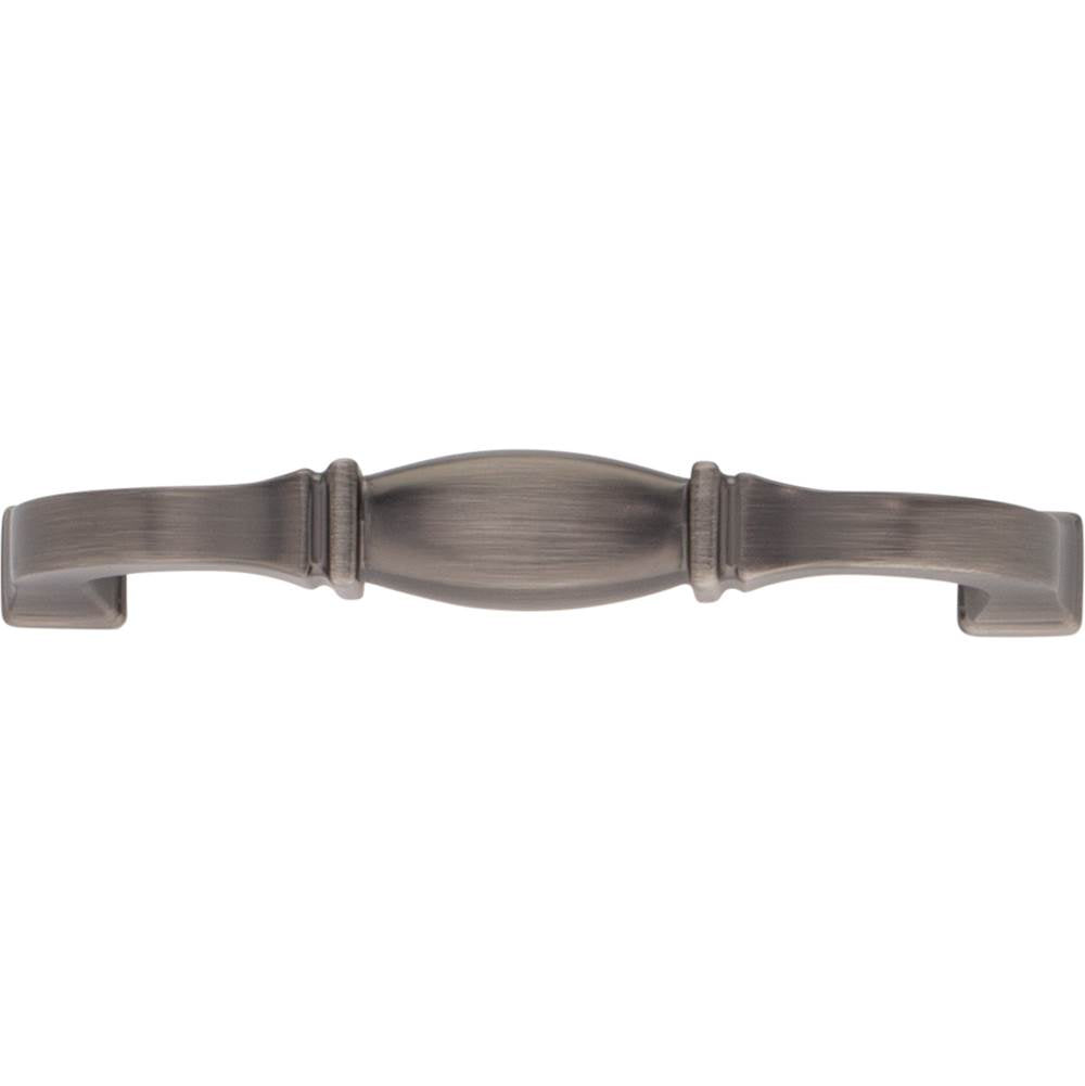96 mm Center-to-Center Brushed Pewter Audrey Cabinet Pull