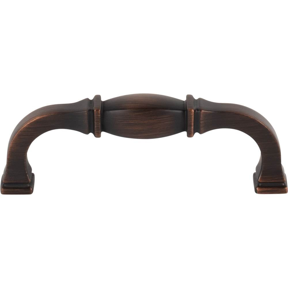 96 mm Center-to-Center Brushed Oil Rubbed Bronze Audrey Cabinet Pull