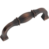 96 mm Center-to-Center Brushed Oil Rubbed Bronze Audrey Cabinet Pull