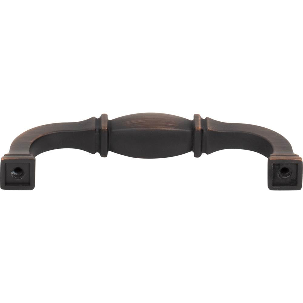 96 mm Center-to-Center Brushed Oil Rubbed Bronze Audrey Cabinet Pull