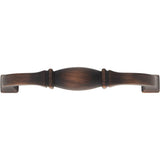 96 mm Center-to-Center Brushed Oil Rubbed Bronze Audrey Cabinet Pull