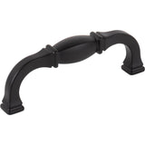 Jeffrey Alexander - 96 mm Center-to-Center Matte Black Audrey Cabinet Pull - Matte Black