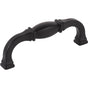 Jeffrey Alexander - 96 mm Center-to-Center Matte Black Audrey Cabinet Pull - Matte Black