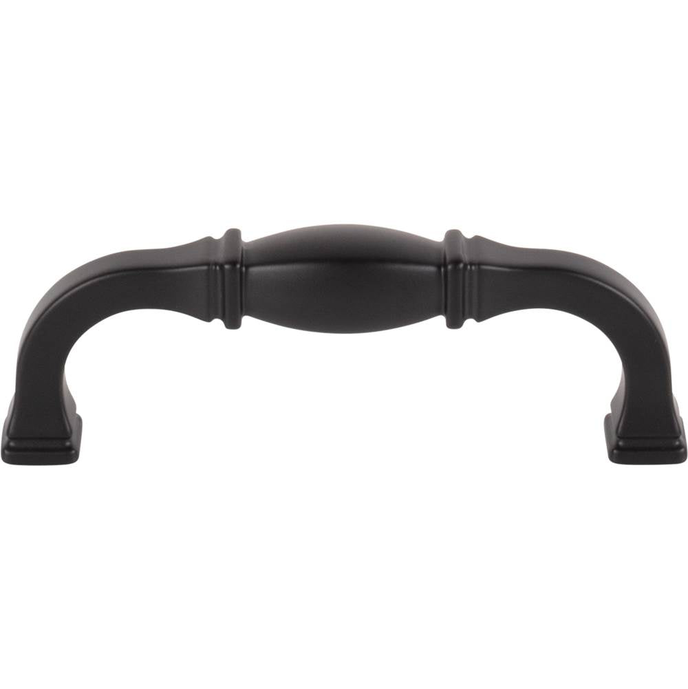 96 mm Center-to-Center Matte Black Audrey Cabinet Pull