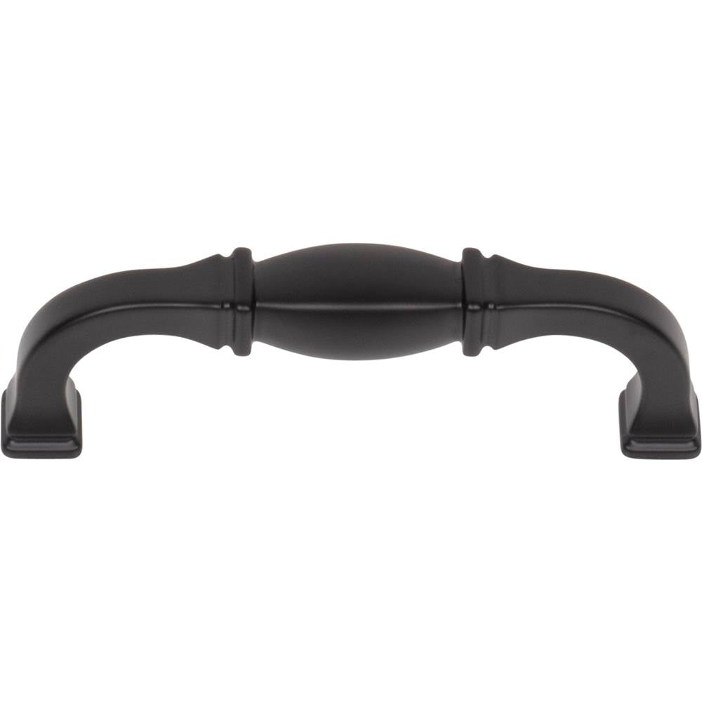 96 mm Center-to-Center Matte Black Audrey Cabinet Pull