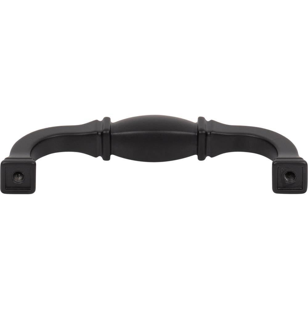 96 mm Center-to-Center Matte Black Audrey Cabinet Pull