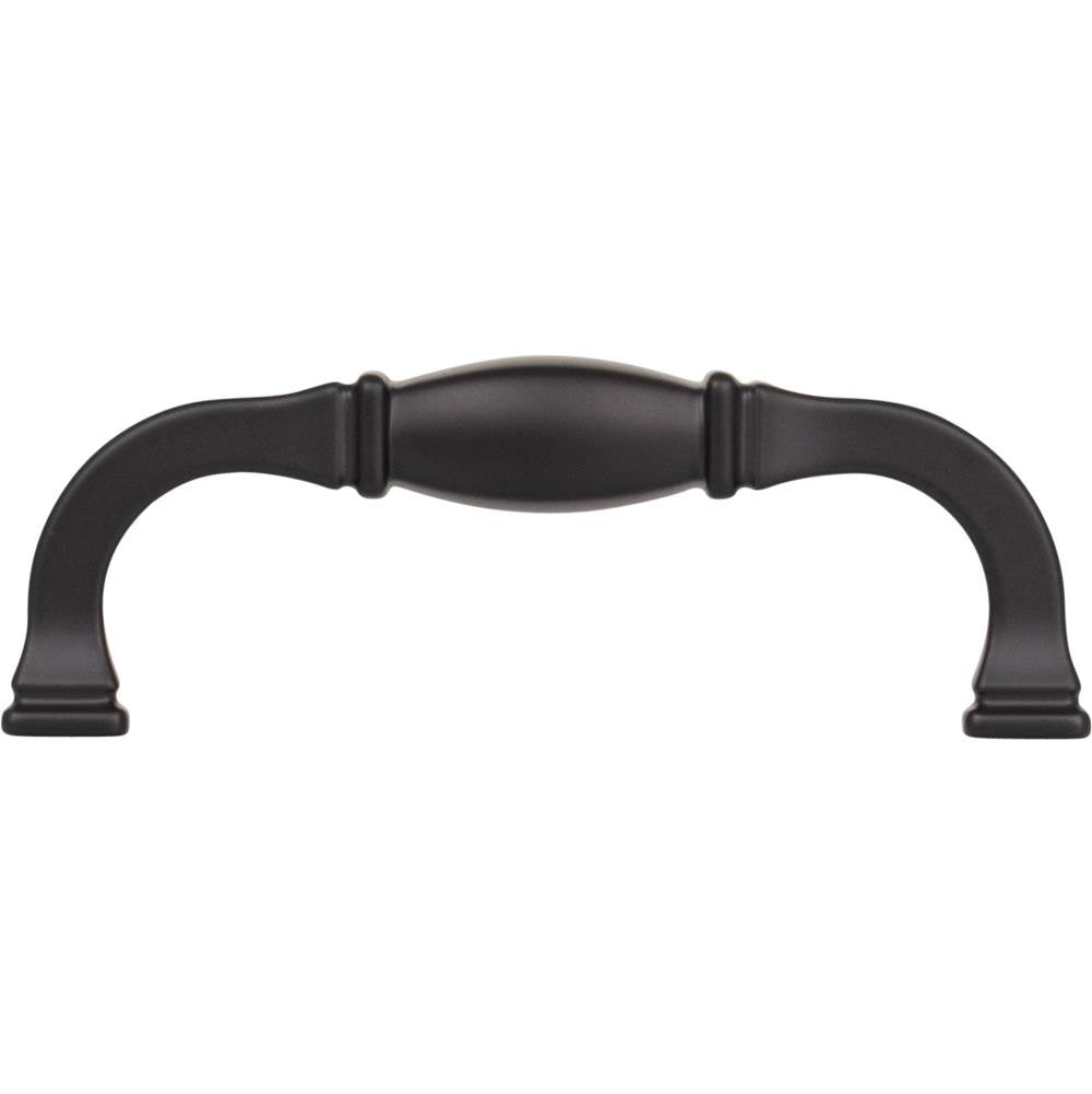 96 mm Center-to-Center Matte Black Audrey Cabinet Pull