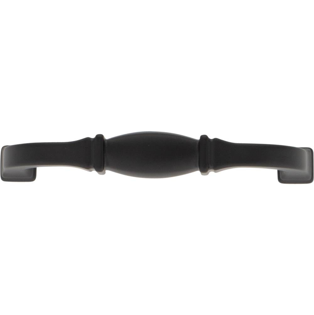 96 mm Center-to-Center Matte Black Audrey Cabinet Pull