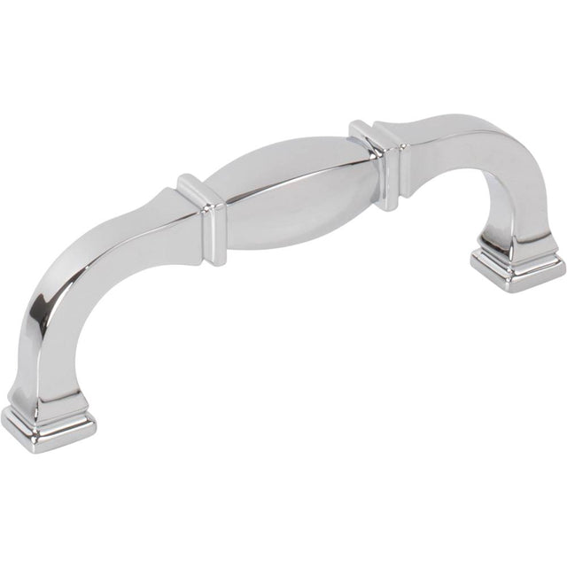 Jeffrey Alexander - 96 mm Center-to-Center Polished Chrome Audrey Cabinet Pull - Polished Chrome