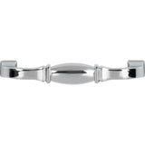 96 mm Center-to-Center Polished Chrome Audrey Cabinet Pull
