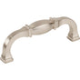 Jeffrey Alexander - 96 mm Center-to-Center Satin Nickel Audrey Cabinet Pull - Satin Nickel