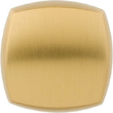 1-1/8'' Overall Length Brushed Gold Square Audrey Cabinet Knob