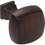 1-1/8'' Overall Length Brushed Oil Rubbed Bronze Square Audrey Cabinet Knob