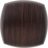 1-1/8'' Overall Length Brushed Oil Rubbed Bronze Square Audrey Cabinet Knob