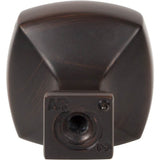 1-1/8'' Overall Length Brushed Oil Rubbed Bronze Square Audrey Cabinet Knob