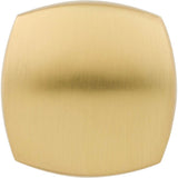1-3/8'' Overall Length Brushed Gold Square Audrey Cabinet Knob