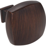 1-3/8'' Overall Length Brushed Oil Rubbed Bronze Square Audrey Cabinet Knob