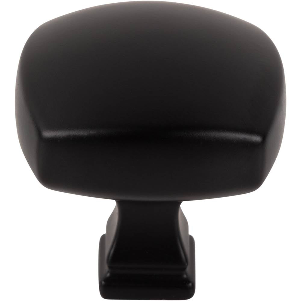 1-3/8'' Overall Length Matte Black Square Audrey Cabinet Knob