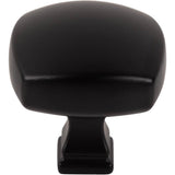 1-3/8'' Overall Length Matte Black Square Audrey Cabinet Knob