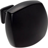 1-3/8'' Overall Length Matte Black Square Audrey Cabinet Knob