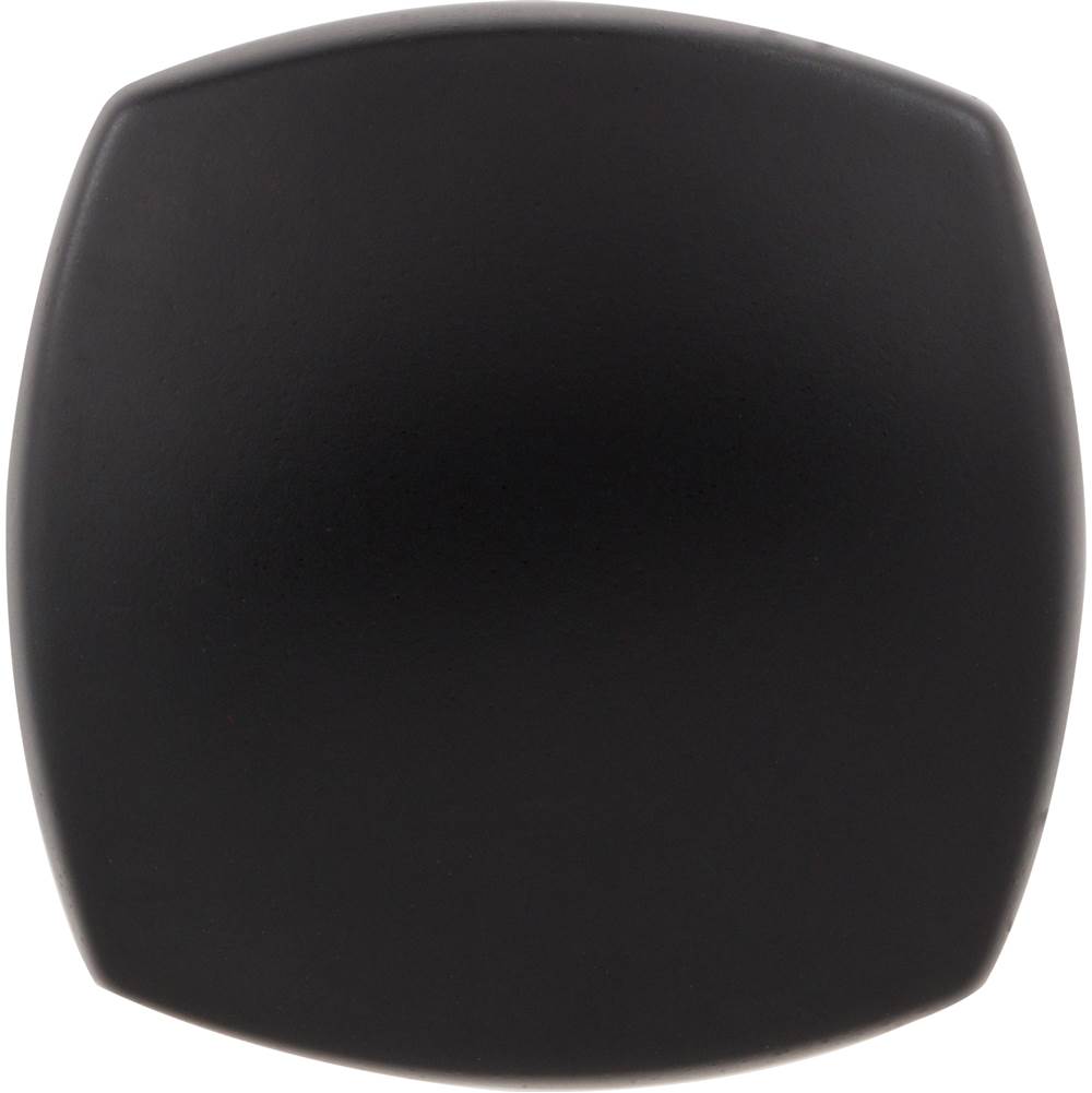 1-3/8'' Overall Length Matte Black Square Audrey Cabinet Knob