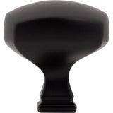 1-3/8'' Overall Length Matte Black Square Audrey Cabinet Knob