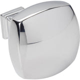 1-3/8'' Overall Length Polished Chrome Square Audrey Cabinet Knob