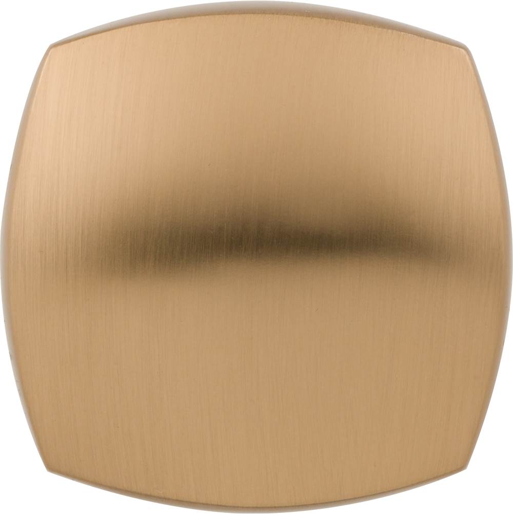 1-3/8'' Overall Length Satin Bronze Square Audrey Cabinet Knob