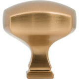 1-3/8'' Overall Length Satin Bronze Square Audrey Cabinet Knob