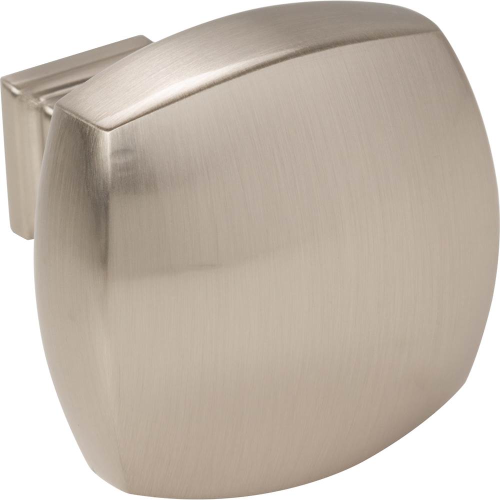 1-3/8'' Overall Length Satin Nickel Square Audrey Cabinet Knob